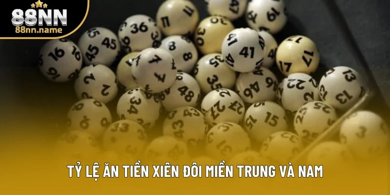 Tỷ lệ ăn xiên 2 tại miền Trung và Nam Bộ